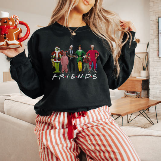 Christmas Classic Friends Crewneck Sweatshirt